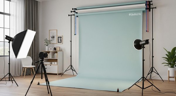 Support fond photo : la solution StudioKing pour un studio organisé et sans plis